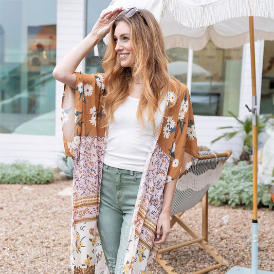 Floral Kimono: Perfect Casual Blouse for Summer