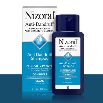 Anti-Dandruff Shampoo with 1% Ketoconazole, Fresh Scent, 7 Fl Oz