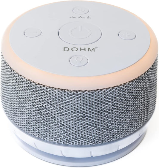 Dohm Nova White Noise Sound Machine, Better Sleep for Babies & Adults. Includes Night Light, 10 Fan Speeds & Calming Pink Noise for Louder Noise Masking. Noise Canceling for Office Privacy.