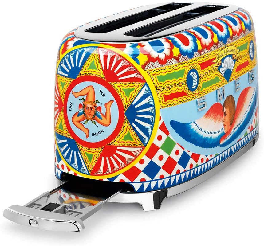 Dolce and Gabbana X  TSF02DGUS 4 Slice Toaster, Sicily Is My Love," Collection