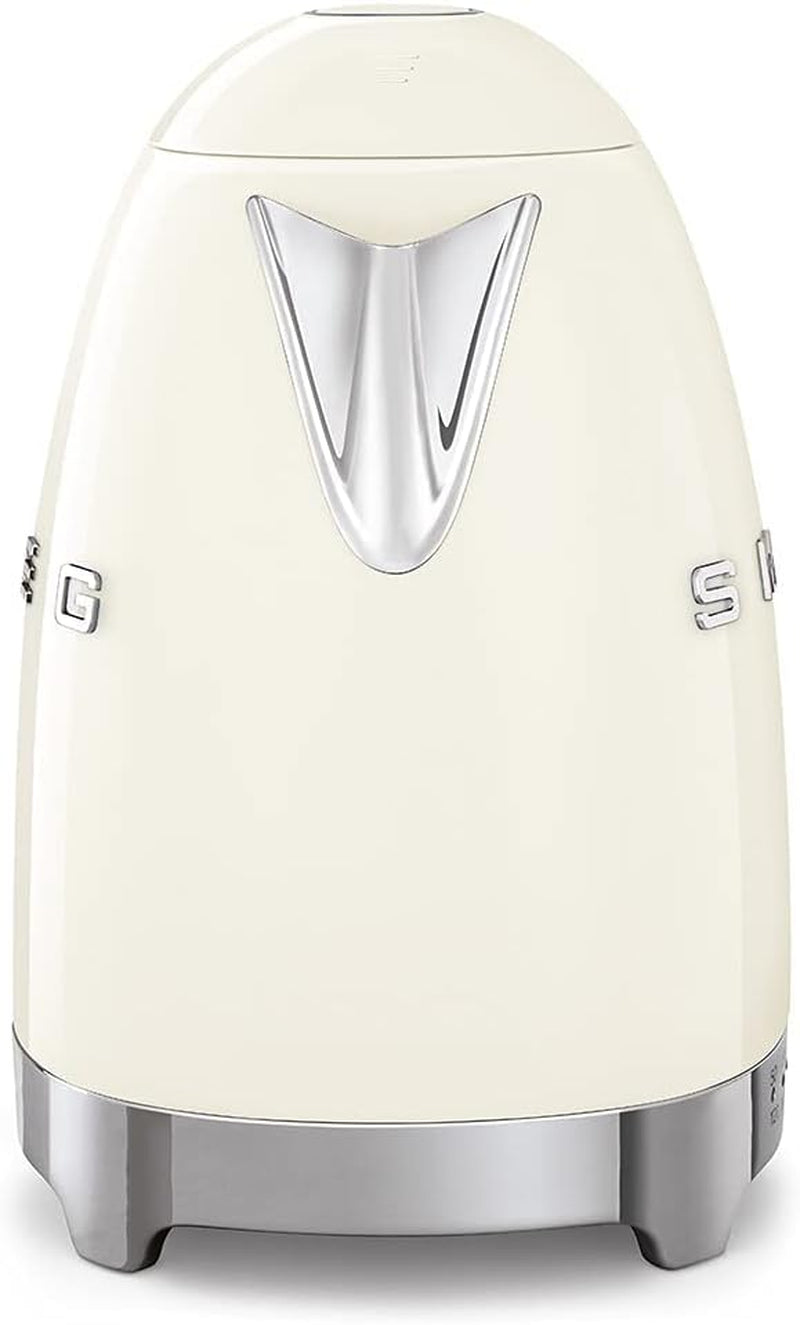 Cream Stainless Steel 50'S Retro Variable Temperature Kettle