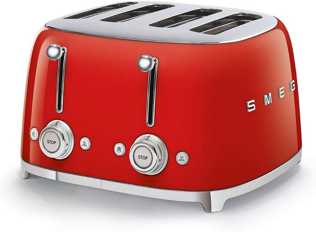 50S Retro Line Red 4X4 Slot Toaster