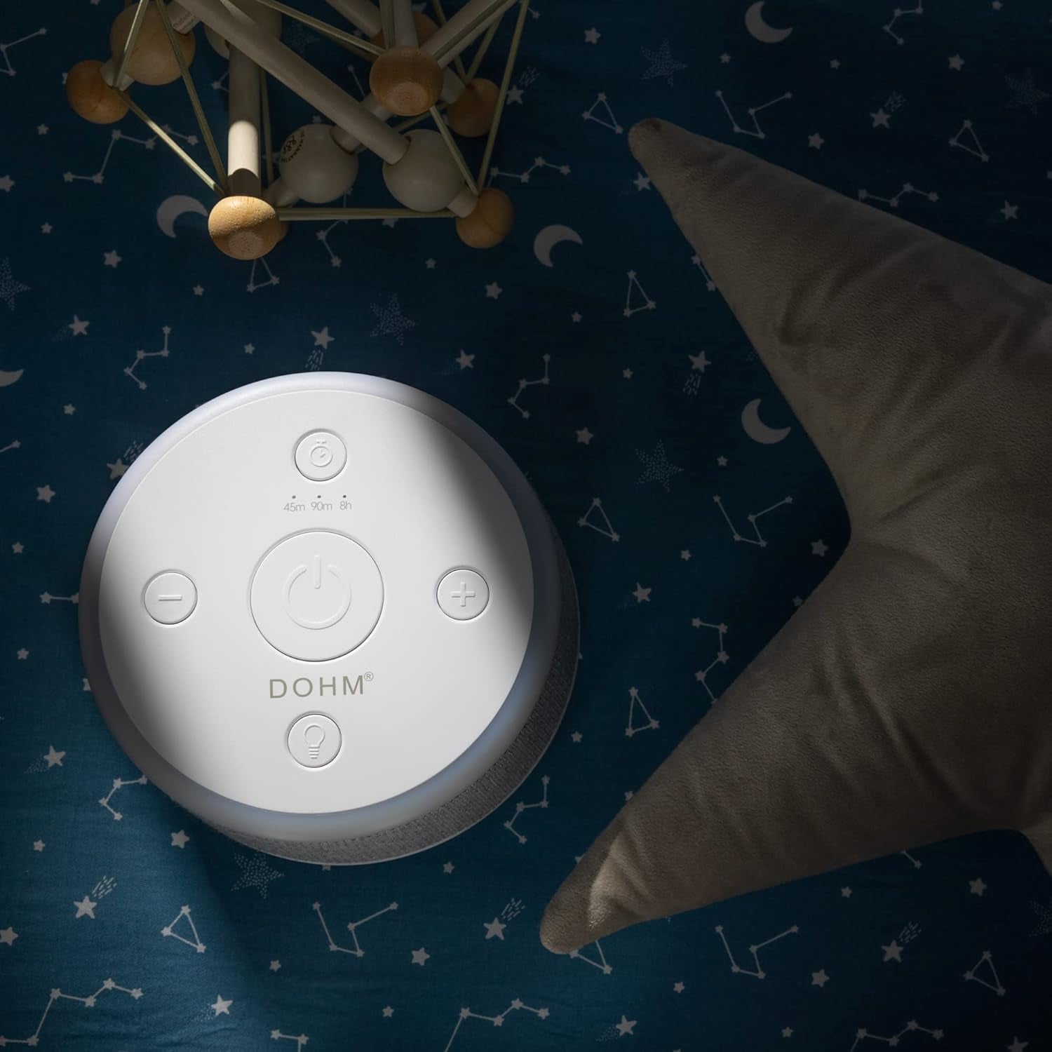 Dohm Nova White Noise Sound Machine, Better Sleep for Babies & Adults. Includes Night Light, 10 Fan Speeds & Calming Pink Noise for Louder Noise Masking. Noise Canceling for Office Privacy.