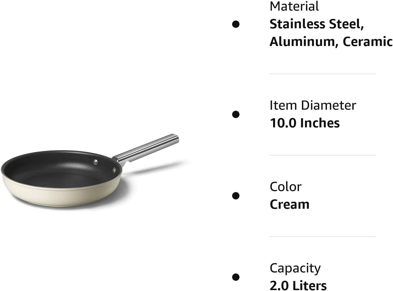 Cookware 10-Inch Cream Frypan