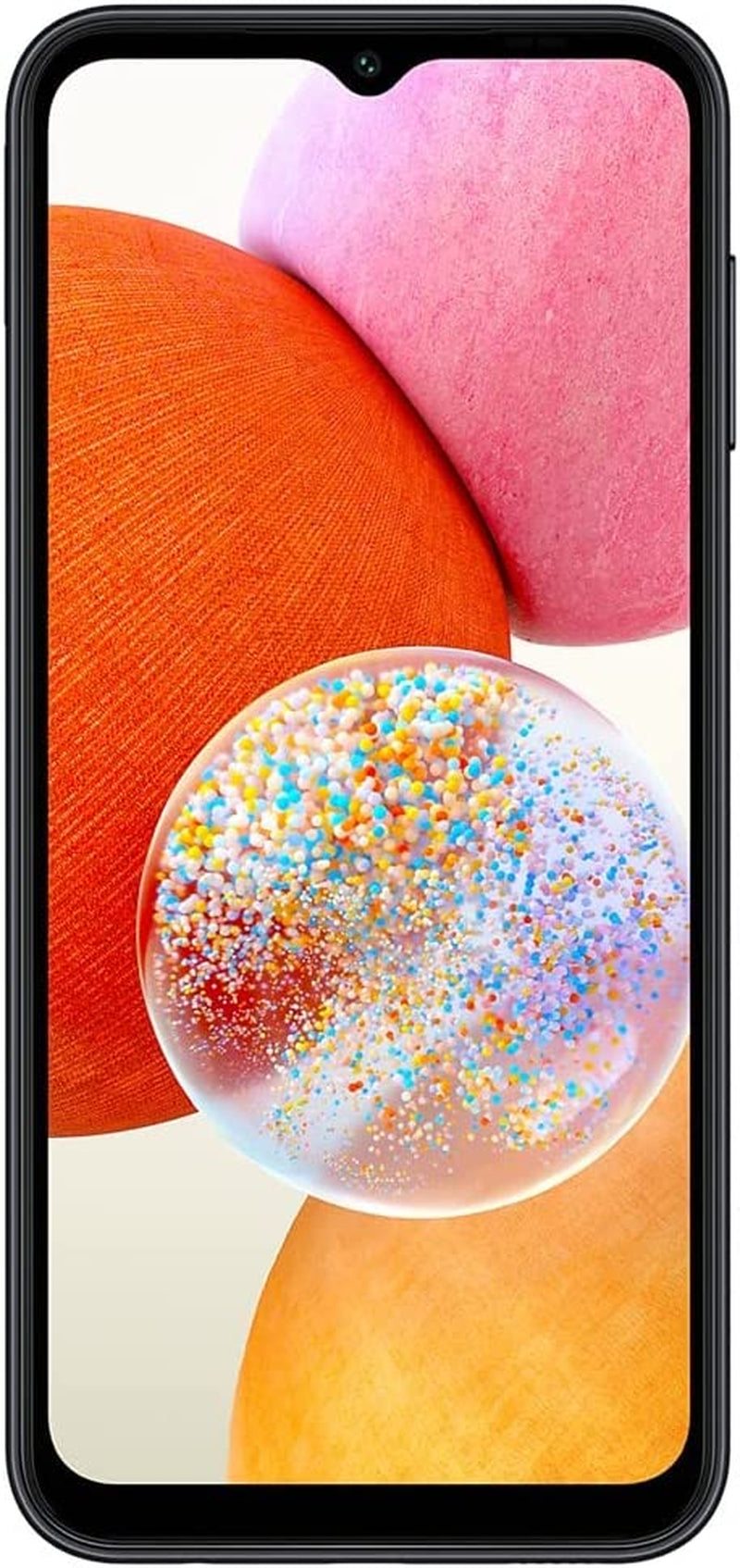 Galaxy A14 4G LTE (128GB + 4GB) Unlocked Worldwide (Only T-Mobile/Mint/Metro USA Market) 6.6" 50MP Triple Camera + (15W Wall Charger) (Black (SM-A145M/DS))