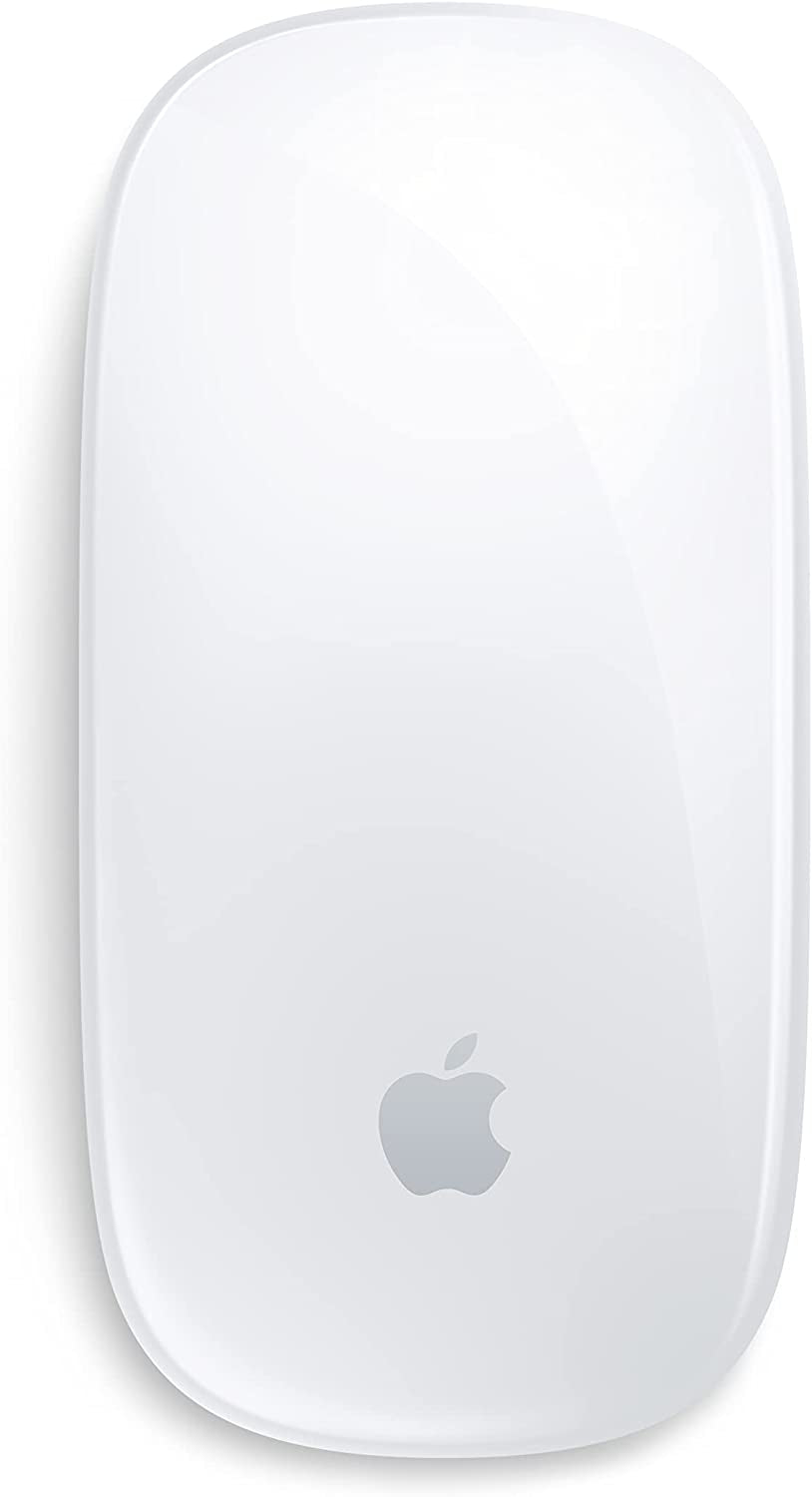 Magic Mouse: Wireless, Bluetooth, Rechargeable. Works with Mac or Ipad; Multi-Touch Surface - White - Growing Apex Tech