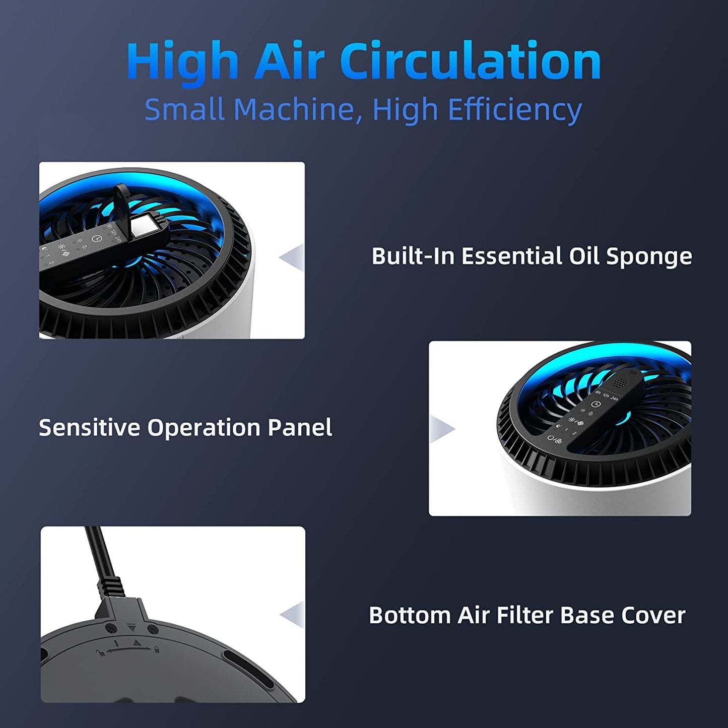 HEPA Air Purifier MK01 - Quiet Air Cleaner - Growing Apex Home, Sweet Home