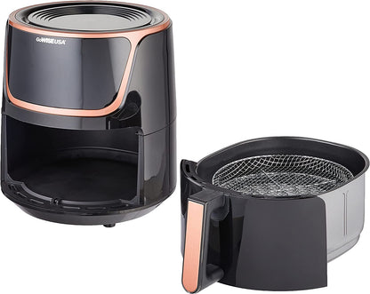 GW22955 7-Quart Electric Air Fryer with Dehydrator & 3 Stackable Racks, Digital Touchscreen with 8 Functions + Recipes, 7.0-Qt, Black/Copper - Growing Apex Home, Sweet Home