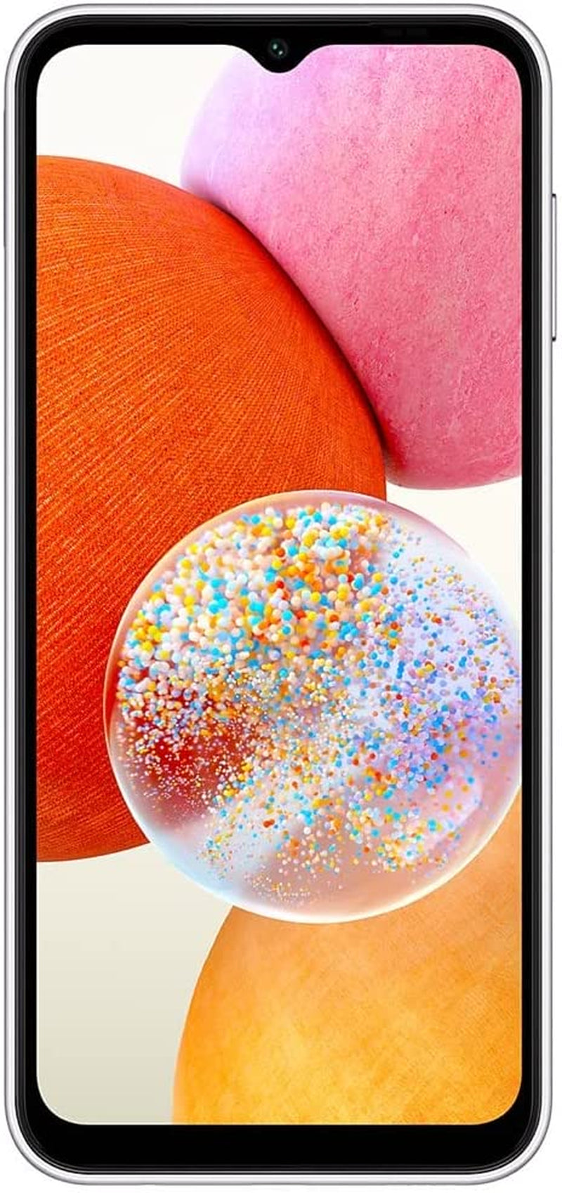 Galaxy A14 4G LTE (128GB + 4GB) Unlocked Worldwide (Only T-Mobile/Mint/Metro USA Market) 6.6" 50MP Triple Camera + (15W Wall Charger) (Silver (SM-A145M/DS))