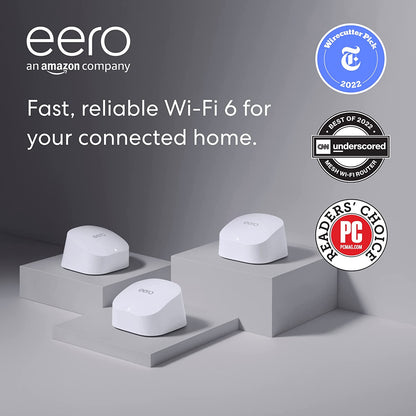 eero 6 Mesh Wi-Fi System (3-Pack) - Growing Apex Tech