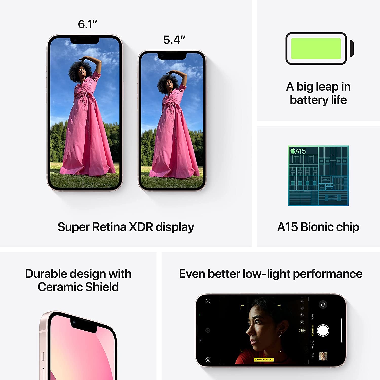 iPhone 13 128GB in Pink - Unlocked (Renewed) - Growing Apex Tech
